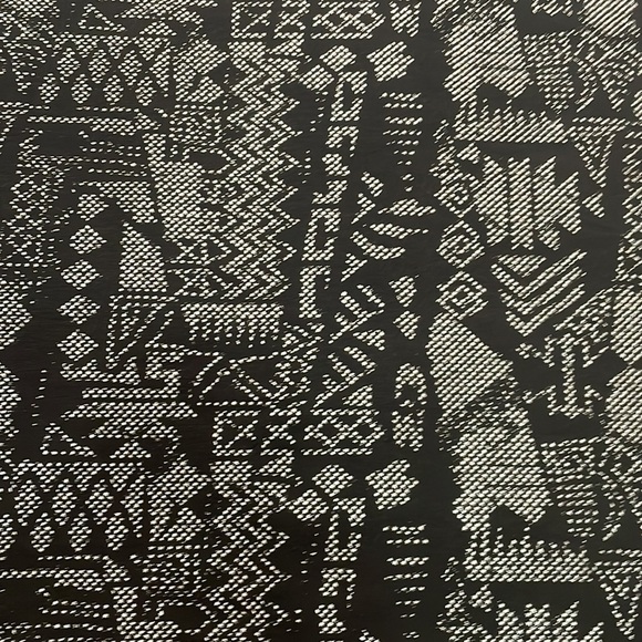 LuLaRoe Black and Silver Patterned Top - Picture 2 of 4